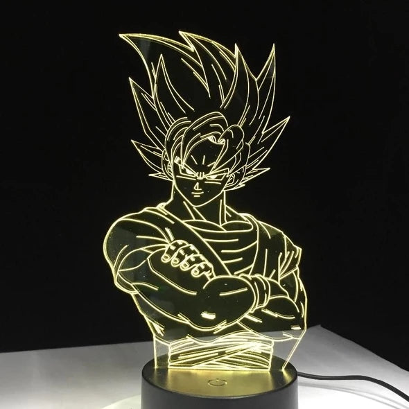 Goku 3D LED Illusion Lamp - Dragon Ball Z