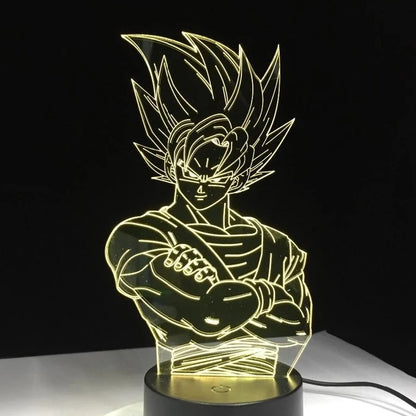 Goku 3D LED Illusion Lamp - Dragon Ball Z