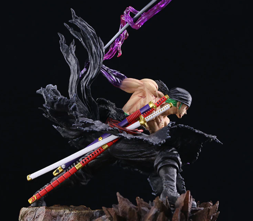 Zoro Master Collector Pack: Bathing Blood Figure & Thousand Sunny LED Light