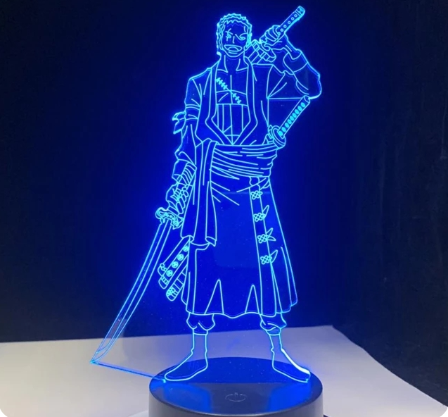 One Piece Wano Trio: 3D LED Lamp Bundle