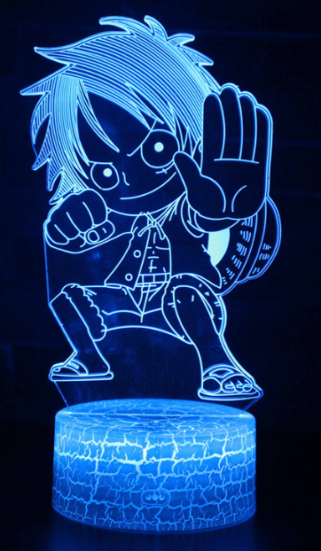 One Piece Wano Trio: 3D LED Lamp Bundle