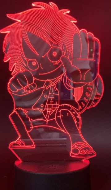 One Piece Wano Trio: 3D LED Lamp Bundle
