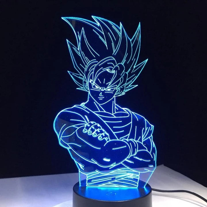 Goku 3D LED Illusion Lamp - Dragon Ball Z
